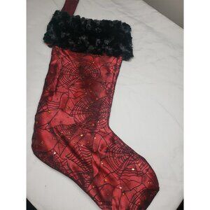 Handmade Spiderweb Stocking